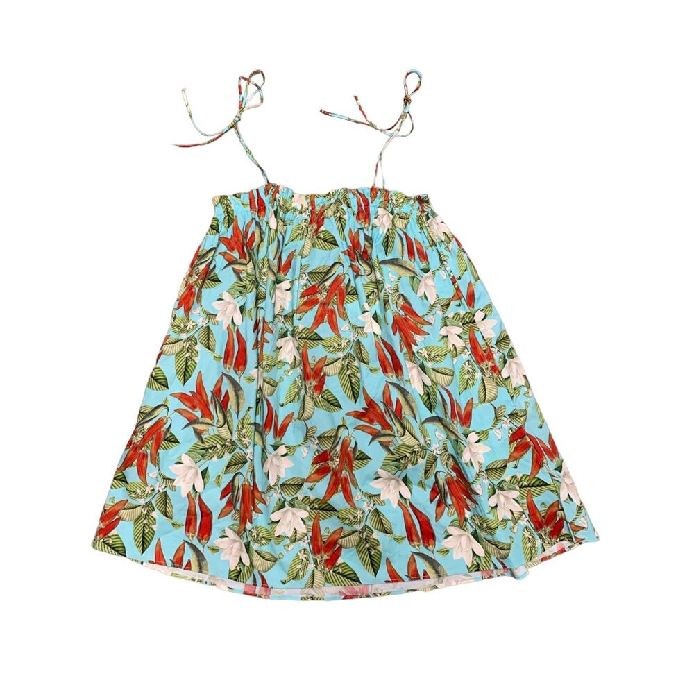 SHOW ME YOUR MUMU Angel Mini Dress - Spicy Peppers, Blue/Red/White, Large, NWT